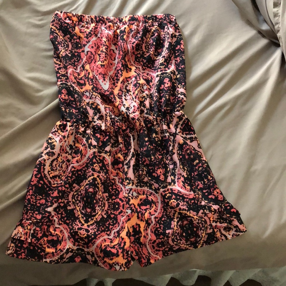 Multicolor Fabrik Romper